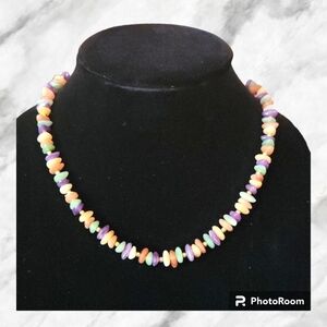 COLORFUL Multi Gemstone Necklace